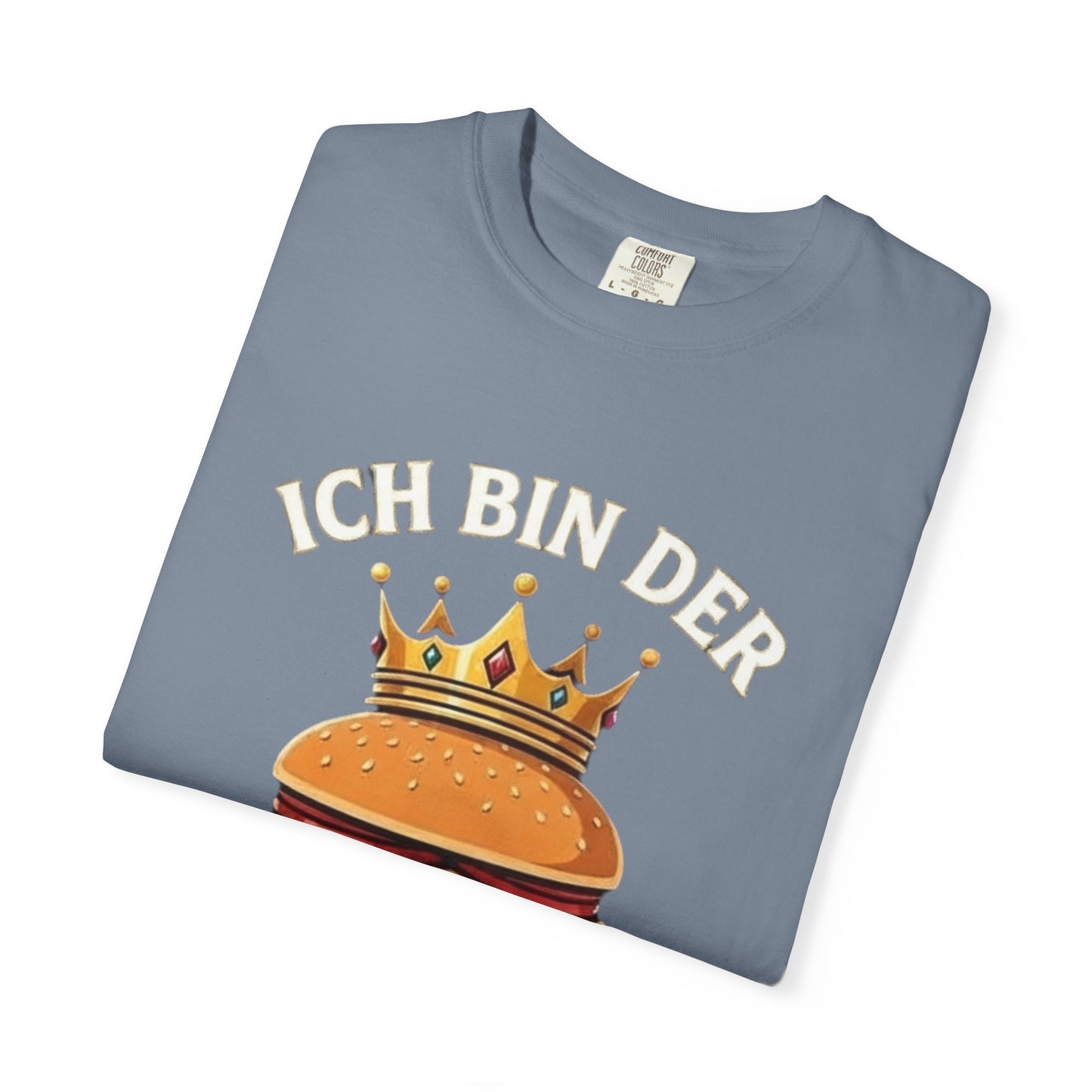 Burger Meister T‑Shirt — "Ich bin der Burger Meister" German Funny Burger Tee