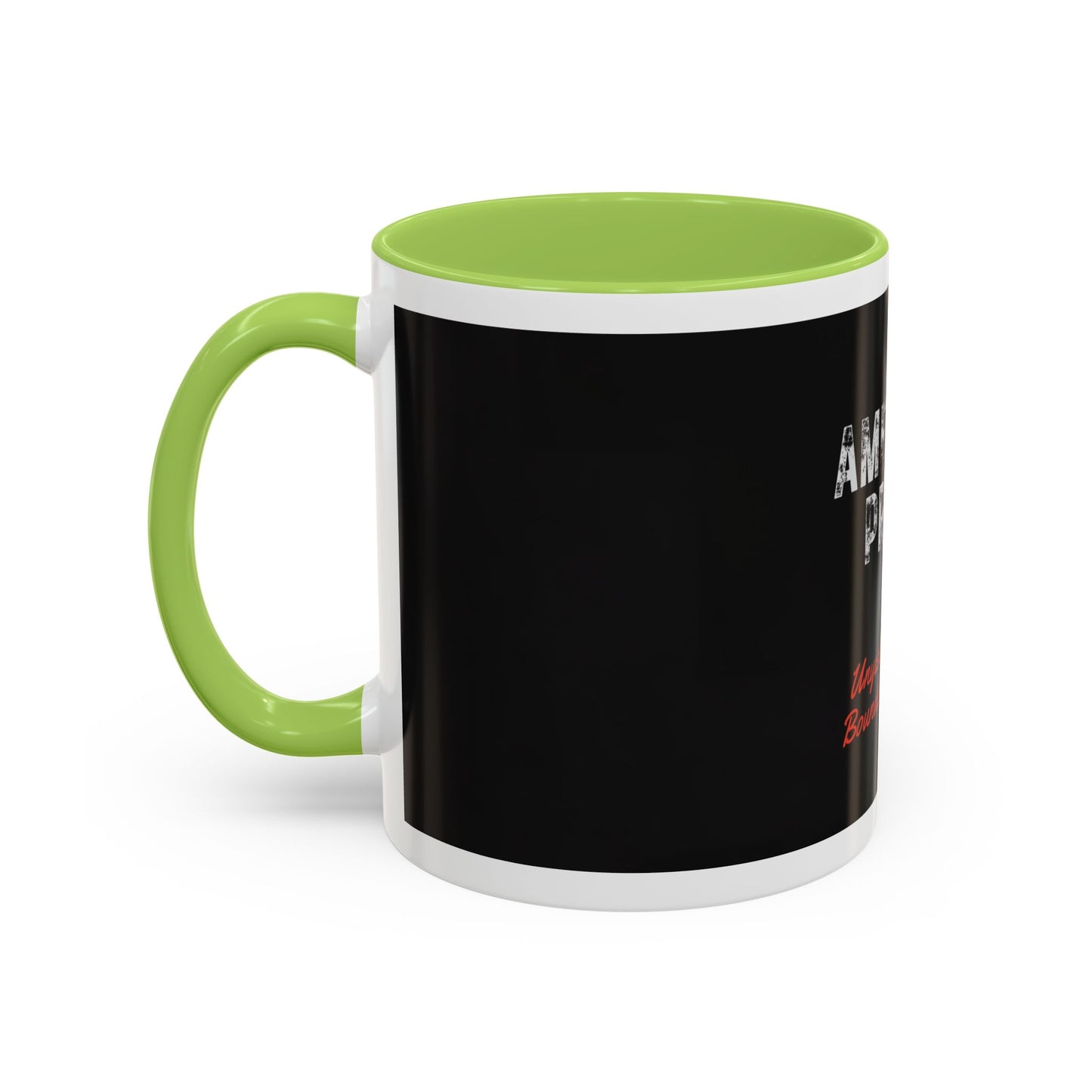 American Proud Coffee Mug — 'Unyielding Spirit, Boundless Freedom' Patriotic Accent Mug (11/15 oz)
