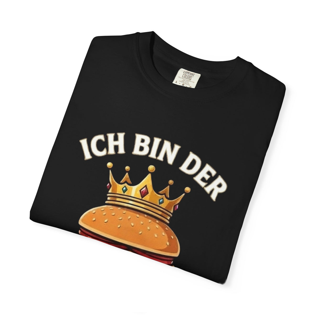 Burger Meister T‑Shirt — "Ich bin der Burger Meister" German Funny Burger Tee