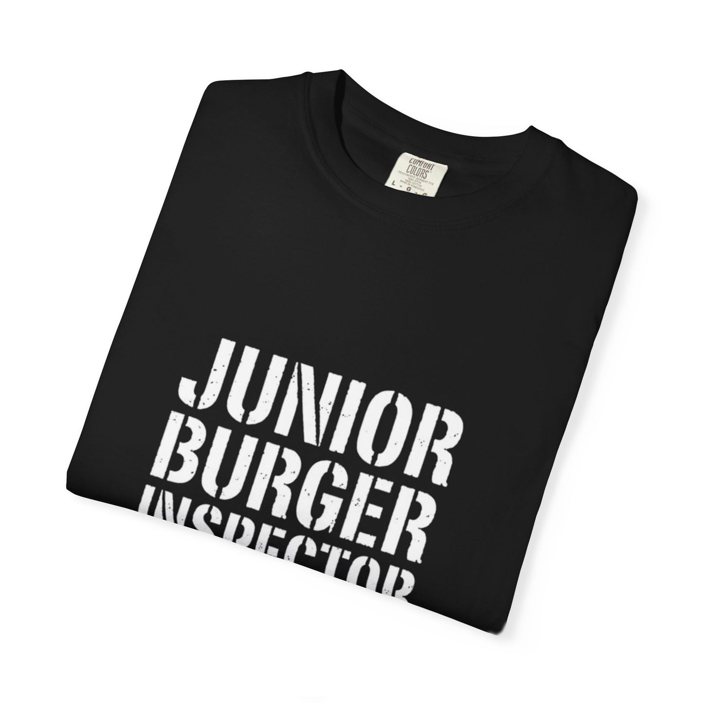 Junior Burger Inspector T-Shirt — Funny Kids Foodie Tee