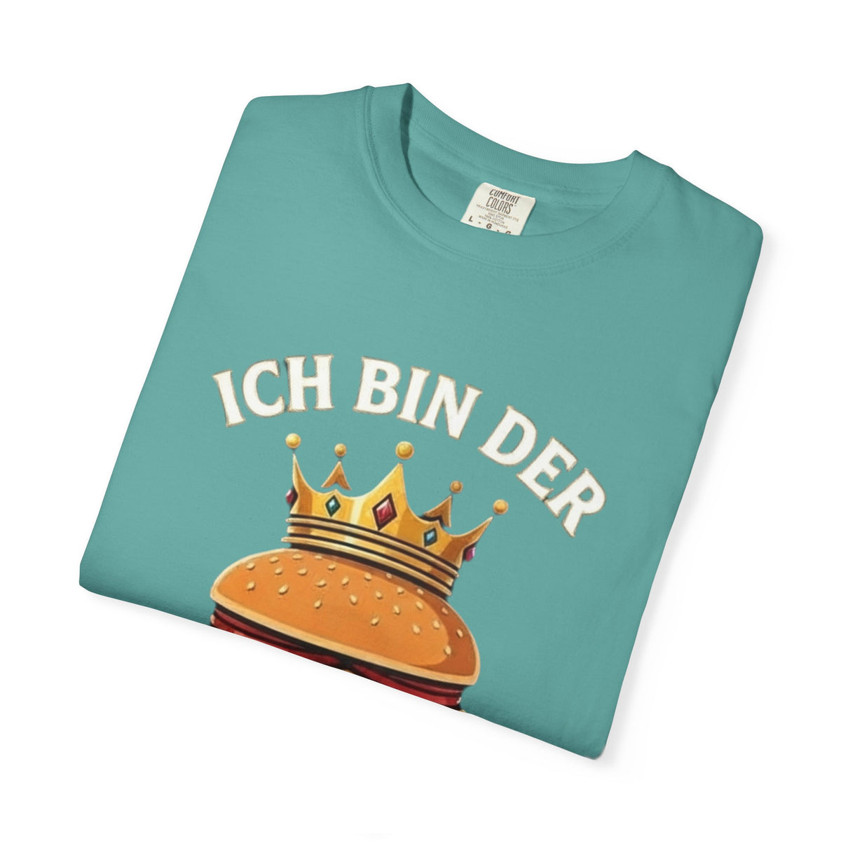 Burger Meister T‑Shirt — "Ich bin der Burger Meister" German Funny Burger Tee