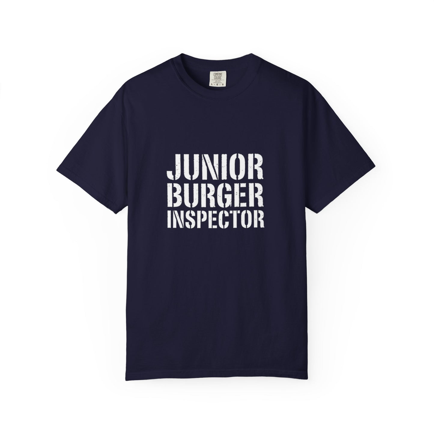Junior Burger Inspector T-Shirt — Funny Kids Foodie Tee