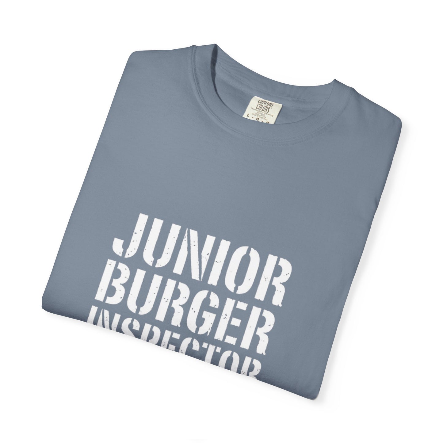 Junior Burger Inspector T-Shirt — Funny Kids Foodie Tee