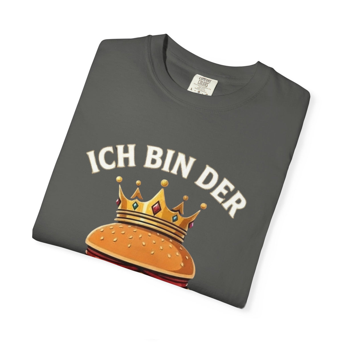 Burger Meister T‑Shirt — "Ich bin der Burger Meister" German Funny Burger Tee