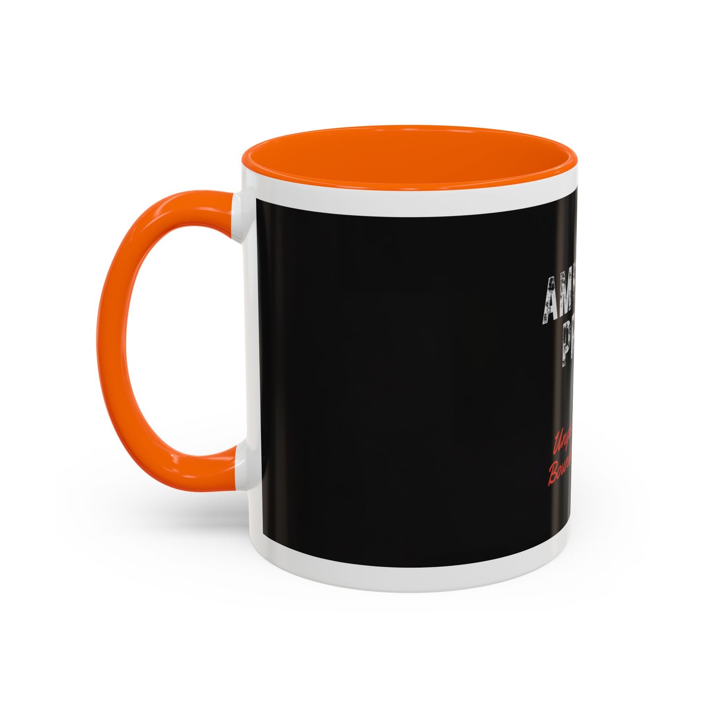 American Proud Coffee Mug — 'Unyielding Spirit, Boundless Freedom' Patriotic Accent Mug (11/15 oz)