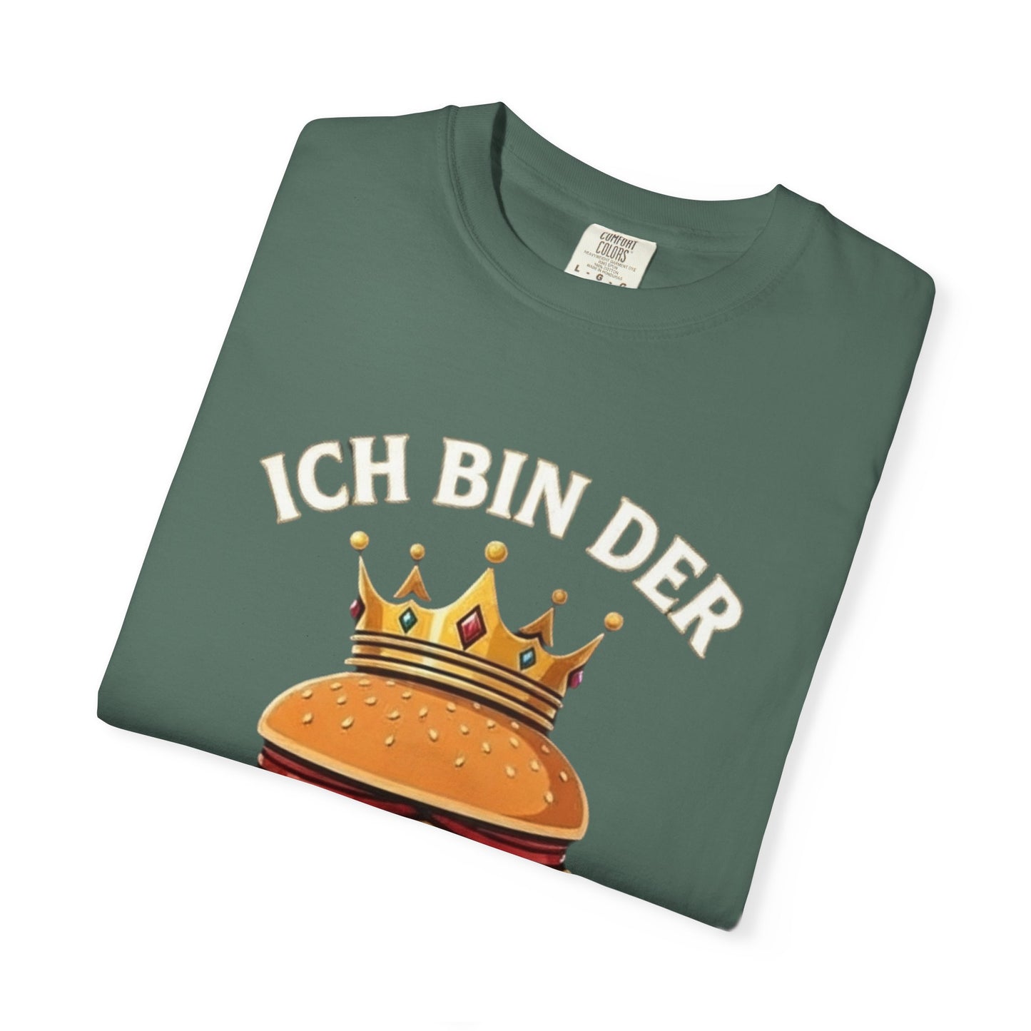 Burger Meister T‑Shirt — "Ich bin der Burger Meister" German Funny Burger Tee