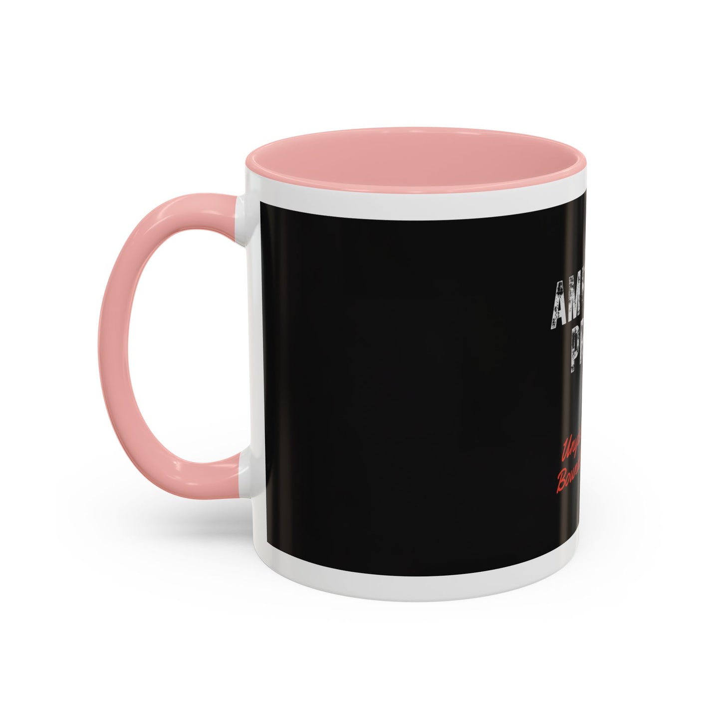 American Proud Coffee Mug — 'Unyielding Spirit, Boundless Freedom' Patriotic Accent Mug (11/15 oz)