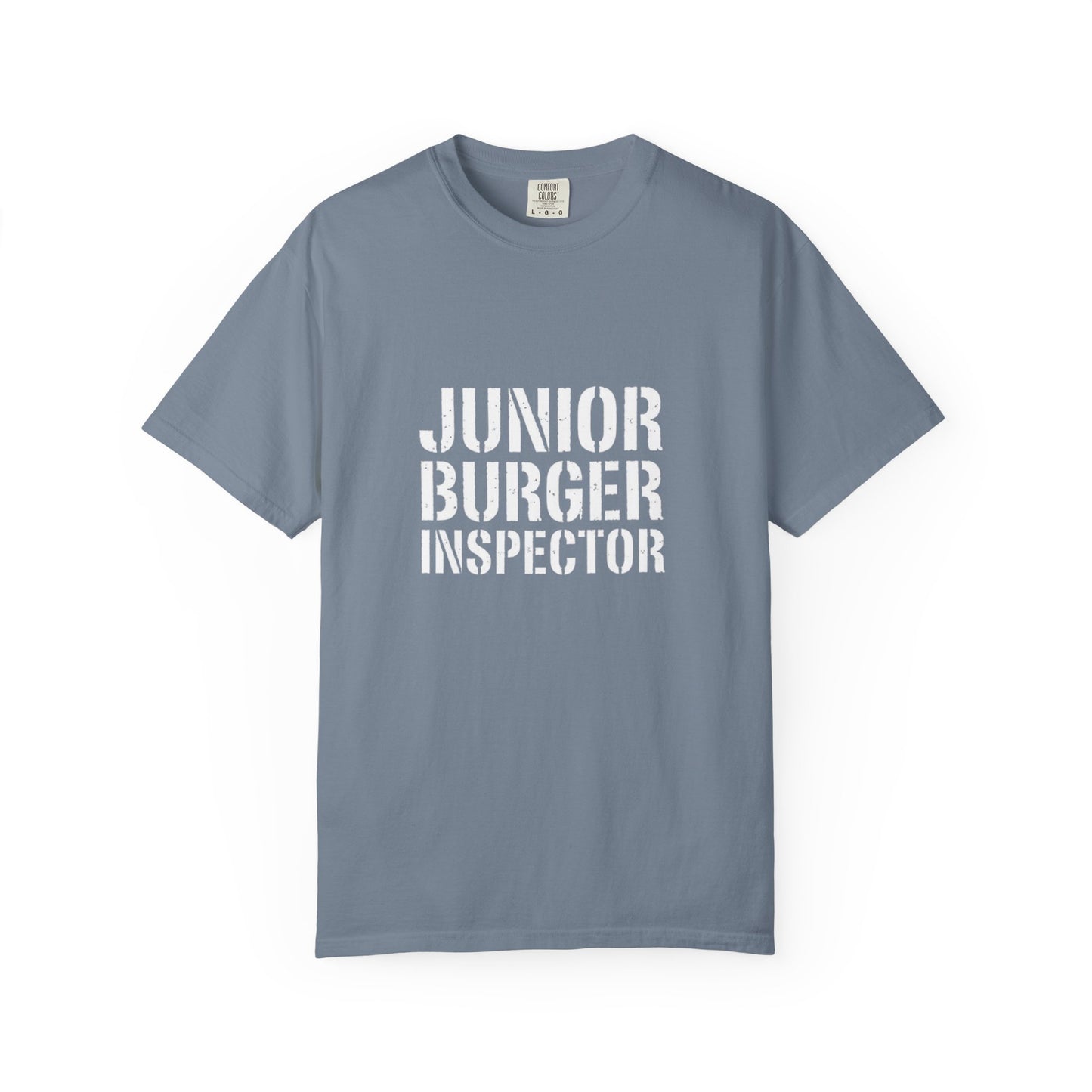 Junior Burger Inspector T-Shirt — Funny Kids Foodie Tee