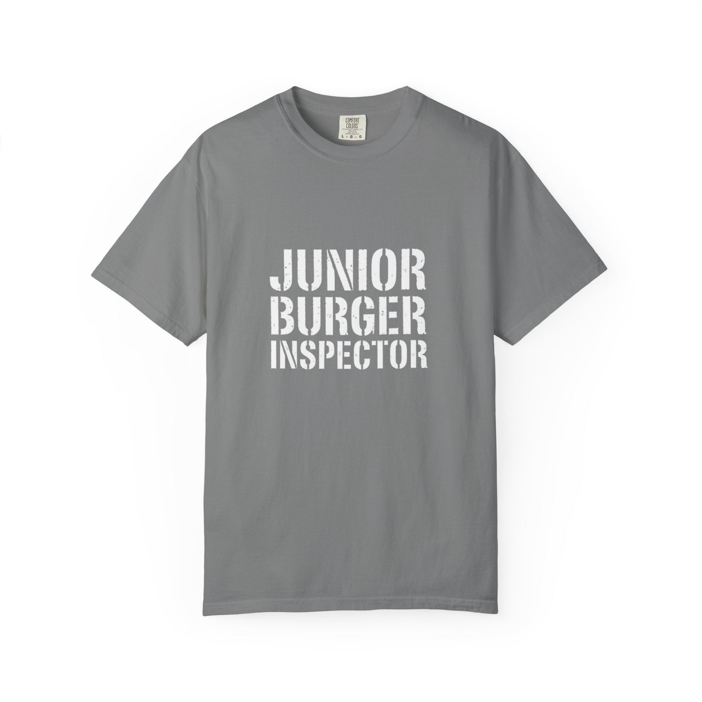 Junior Burger Inspector T-Shirt — Funny Kids Foodie Tee