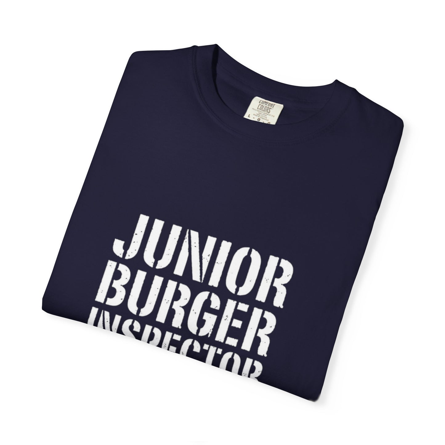 Junior Burger Inspector T-Shirt — Funny Kids Foodie Tee