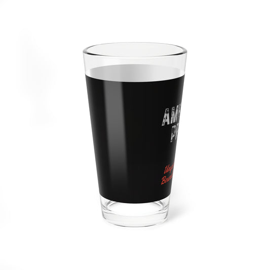 Mixing Glass — "American Proud" 16oz Patriotic Bar Glass