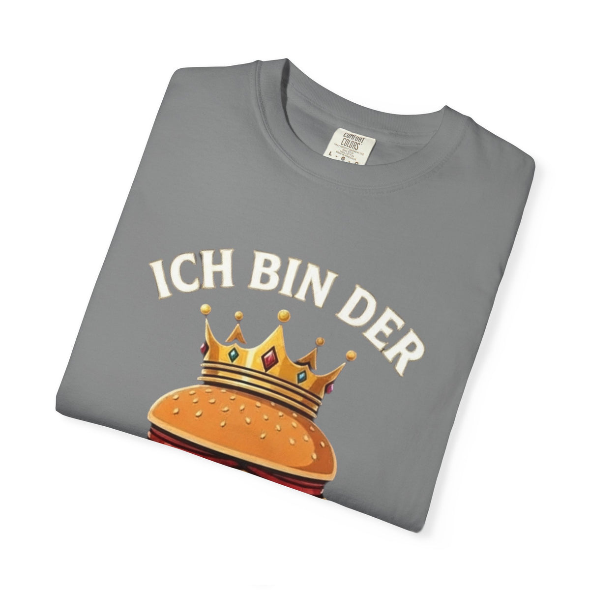 Burger Meister T‑Shirt — "Ich bin der Burger Meister" German Funny Burger Tee