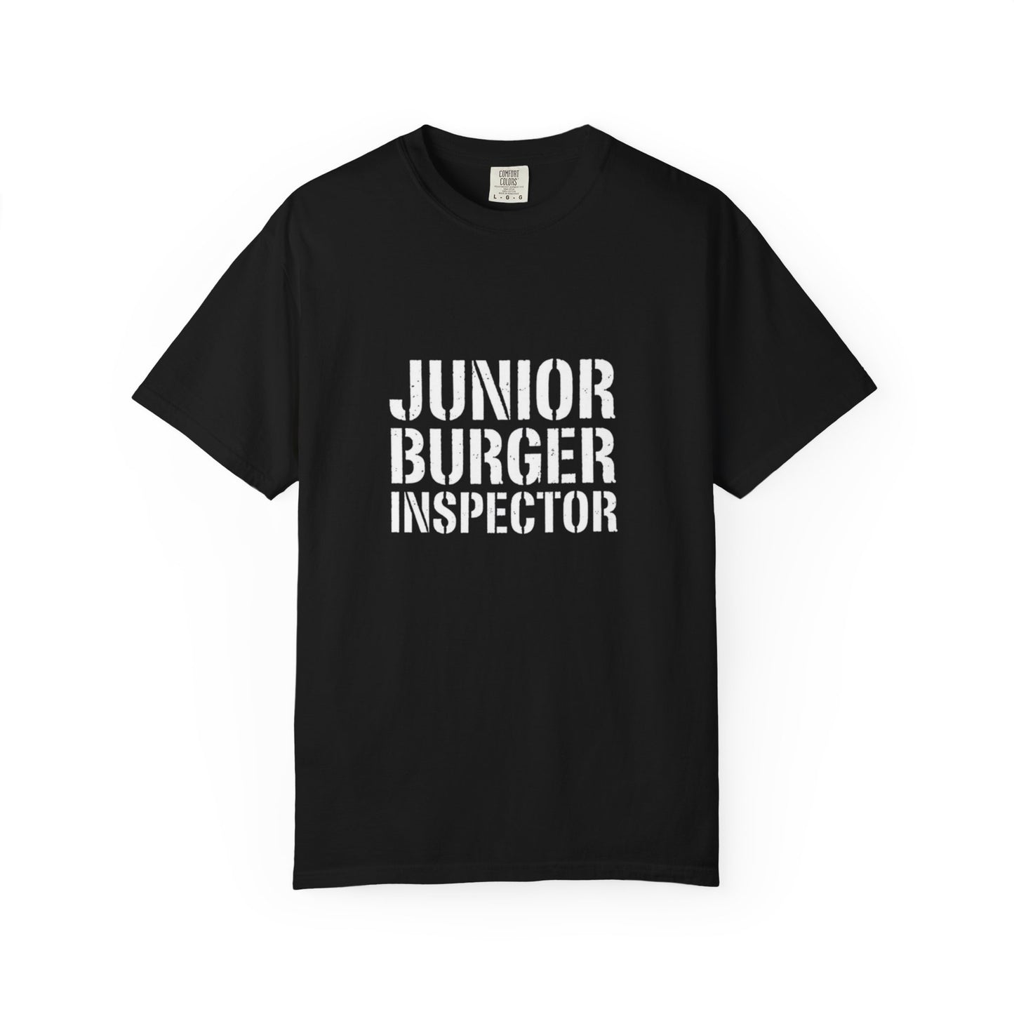Junior Burger Inspector T-Shirt — Funny Kids Foodie Tee