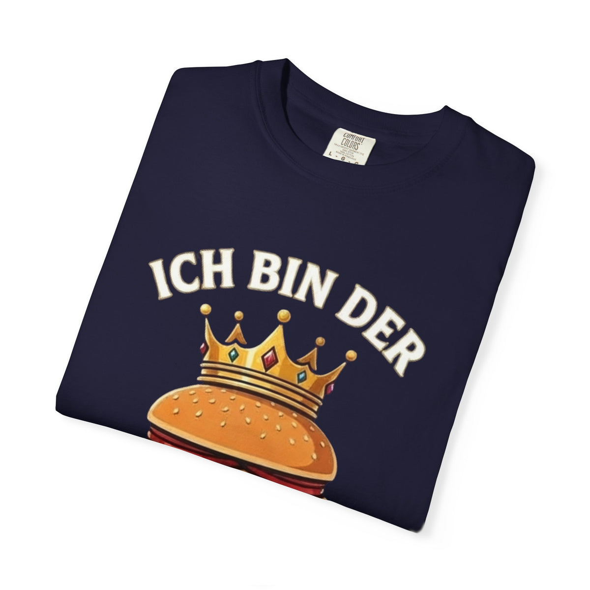 Burger Meister T‑Shirt — "Ich bin der Burger Meister" German Funny Burger Tee
